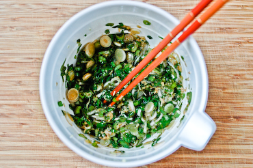 Ginger scallion sauce