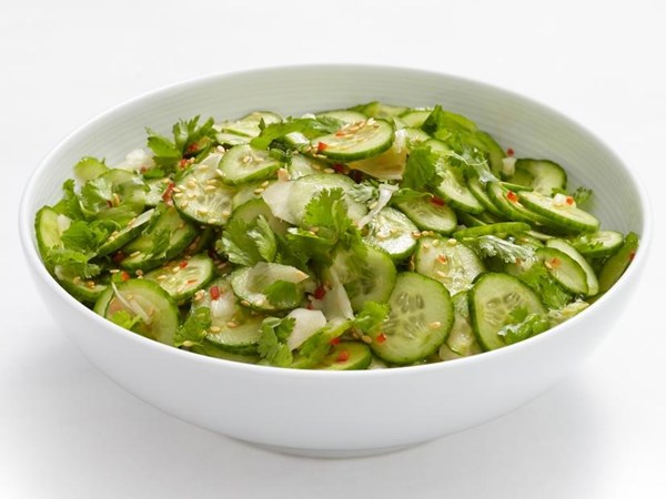 Ginger-sesame cucumber salad 