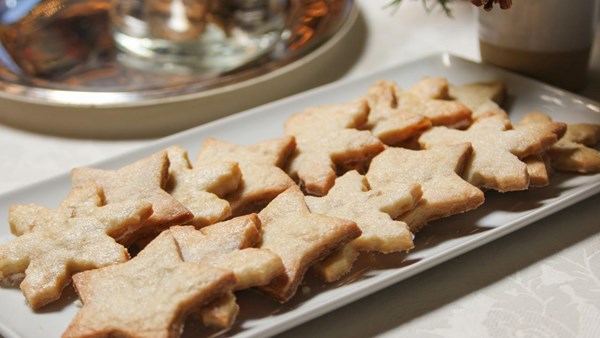 Ginger shortbread
