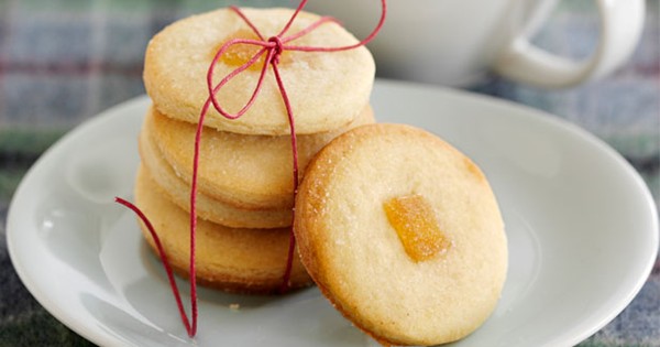 Ginger shortbread
