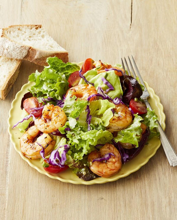 Ginger shrimp salad