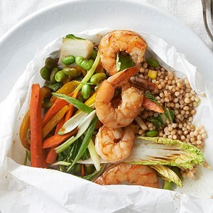 Ginger-soy shrimp