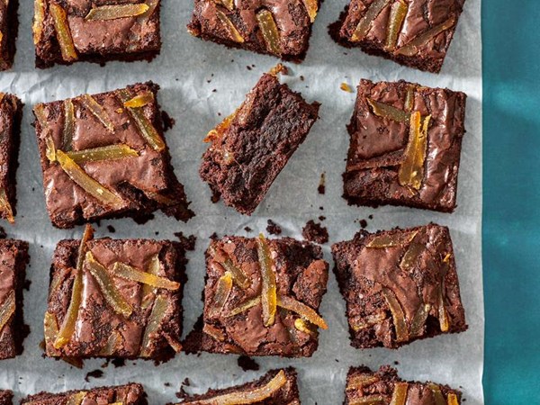 Ginger spice brownies