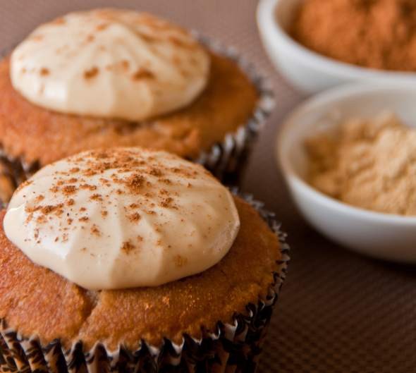 Ginger spiced cupcakes