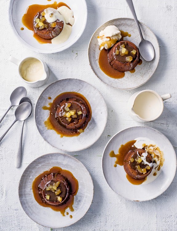 Ginger sticky toffee pudding