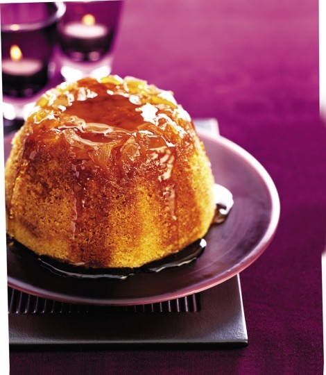 Ginger syrup steamed pudding