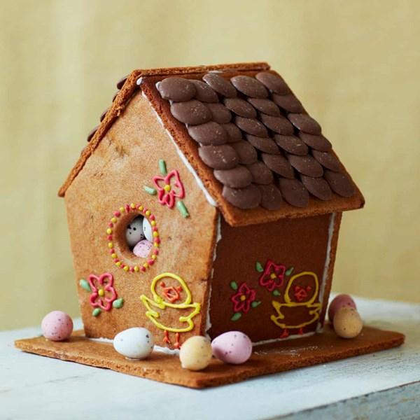 Gingerbread bird box