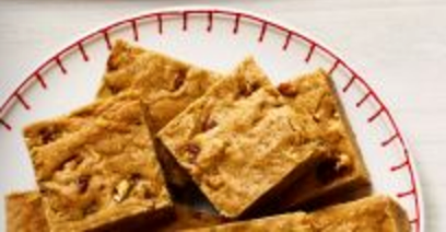 Gingerbread blondies