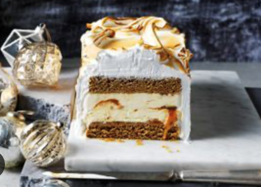 Gingerbread bombe Alaska