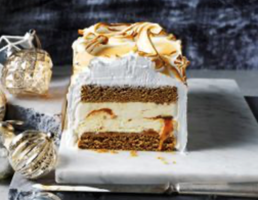 Gingerbread bombe Alaska
