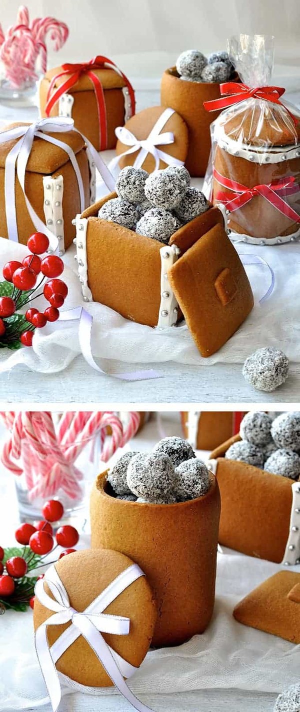 Gingerbread boxes & Mason jars