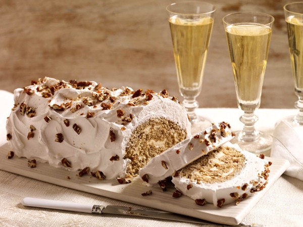 Gingerbread buche de Noel from 'Baking Chez Moi' (Bake the Book)
