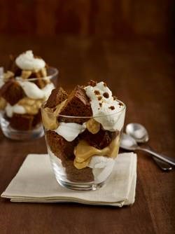 Gingerbread butterscotch trifle 