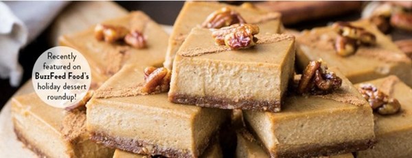 Gingerbread cheesecake bars