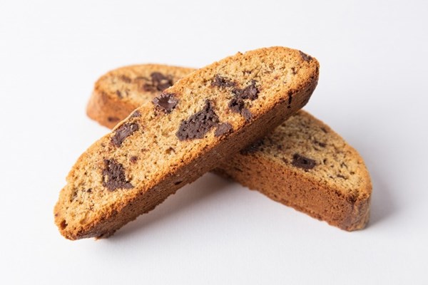 Gingerbread chocolate chunk biscotti