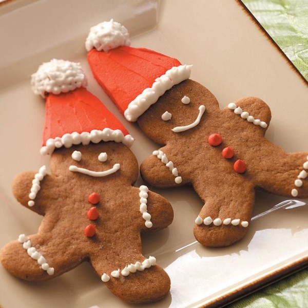 Gingerbread cookie cutouts
