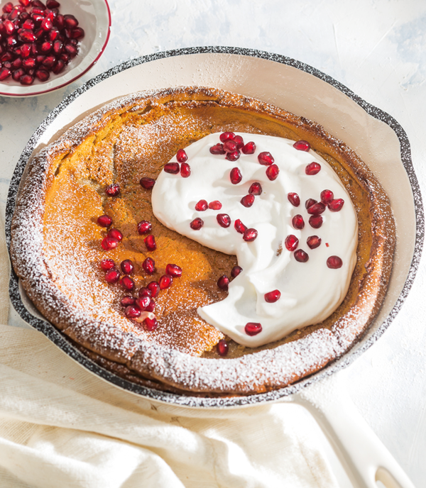 Gingerbread Dutch baby pancake