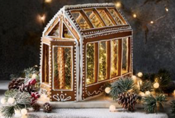 Gingerbread greenhouse
