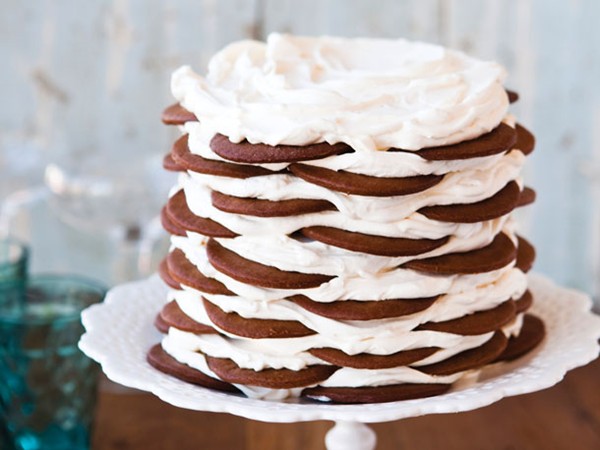 Gingerbread icebox cake with mascarpone mousse (Bake the Book)