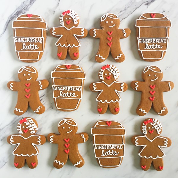 Gingerbread lattes (cookies)