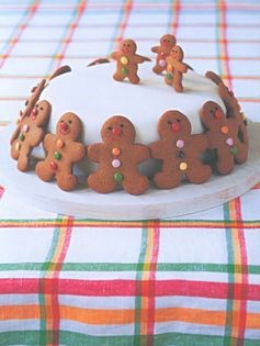 Gingerbread man cake