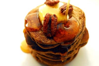 Gingerbread pancakes