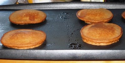 Gingerbread pancakes