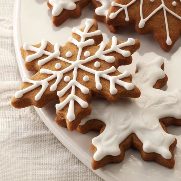 Gingerbread snowflakes 