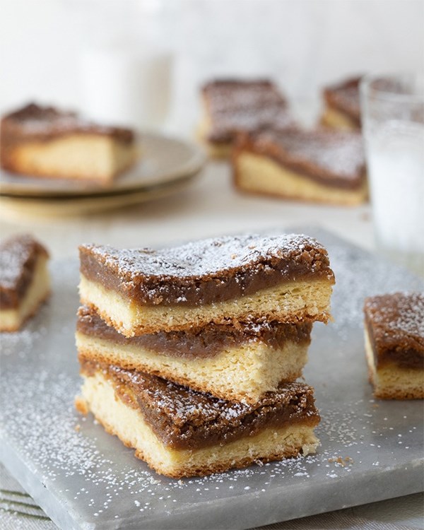 Gingerbread St. Louis gooey butter cake