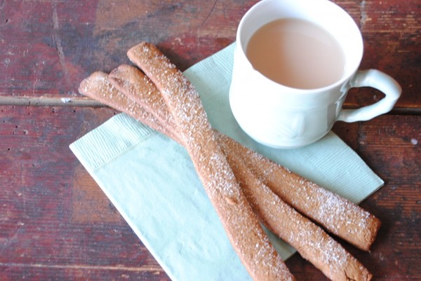 Gingerbread straws