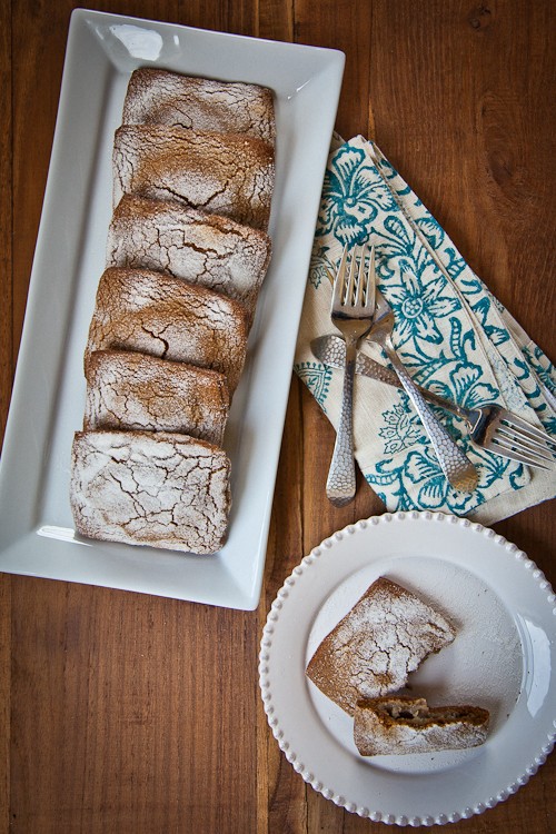 Gingerbread toaster pastries with bourbon pear filling