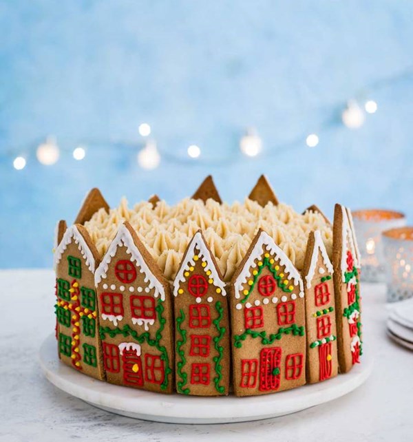 Gingerbread village [cake]