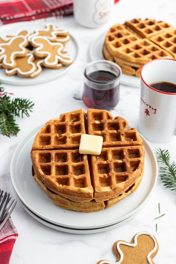 Gingerbread waffles