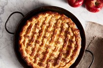 Gingered apple cream pie