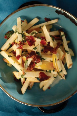 Gingered apple slaw