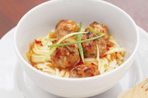 Gingered Asian meatballs