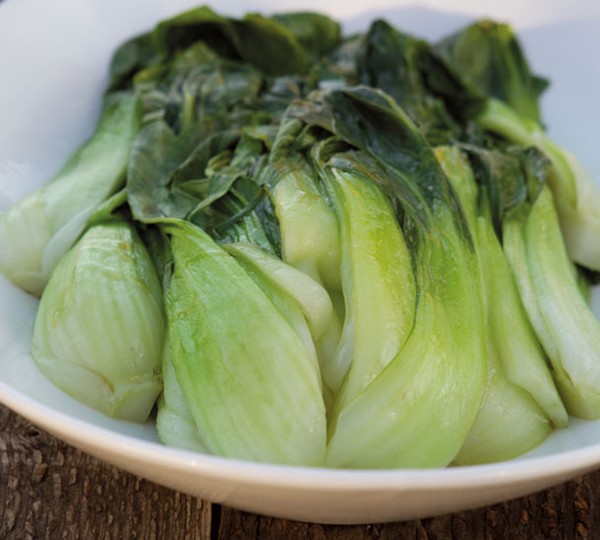 Gingered bok choy