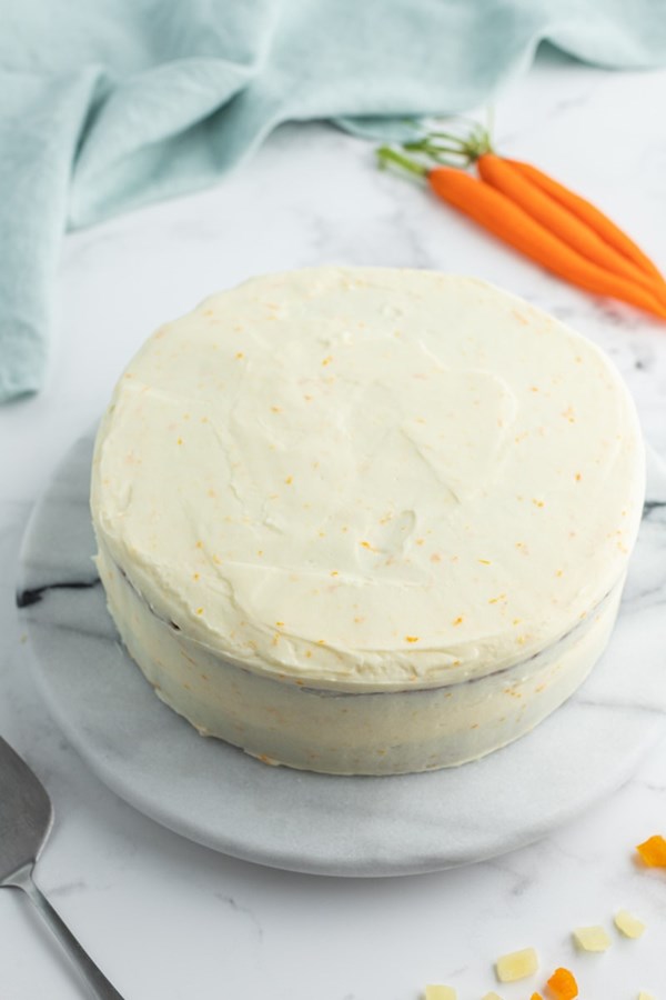 Gingered carrot cake