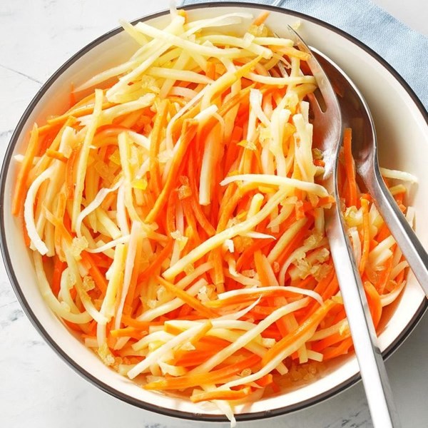 Gingered carrots & parsnips