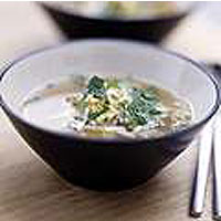 Gingered chicken soup