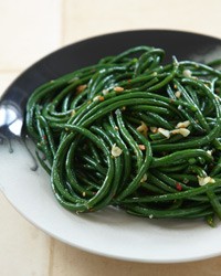 Gingered green beans