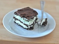 Gingered icebox cake with mascarpone mousse
