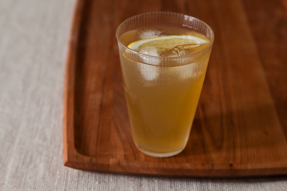Gingered lemon punch