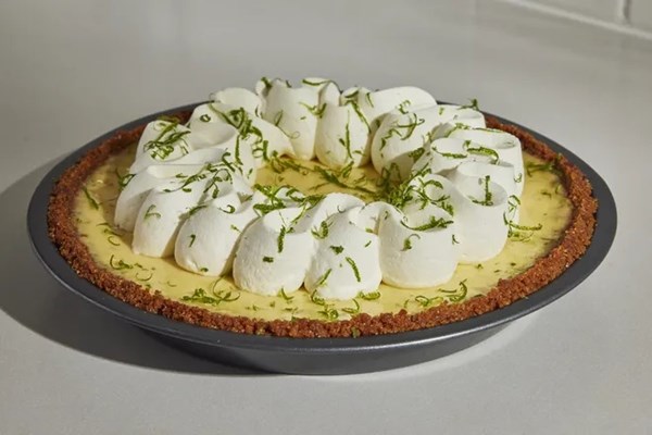 Gingersnap "Key lime" pie