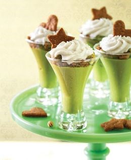 Gingersnap pistachio parfaits