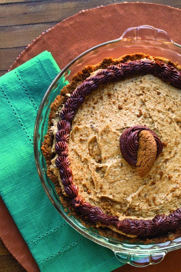 Gingersnap stout pie