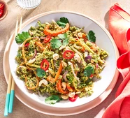 Gingery broccoli-fry with cashews