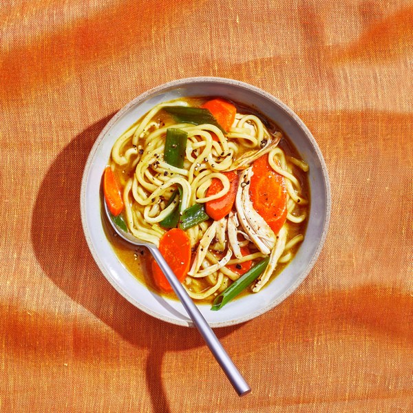 Gingery chicken noodle soup