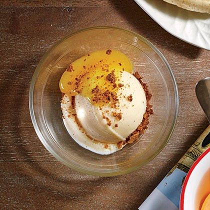 Gingery lemon curd sundae