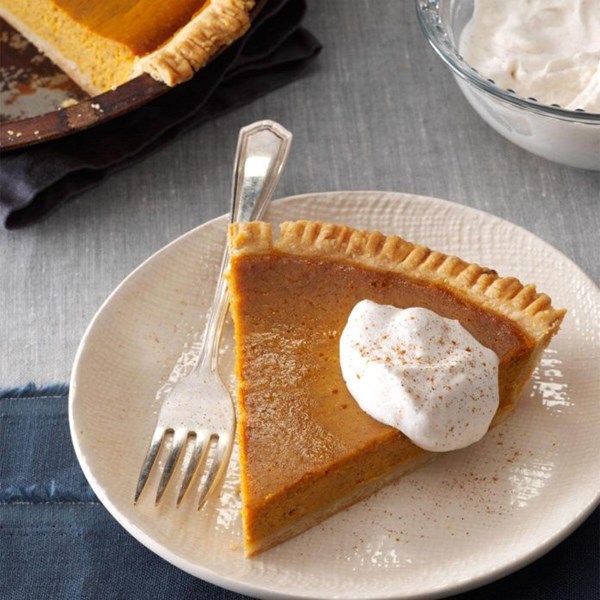 Gingery pumpkin pie